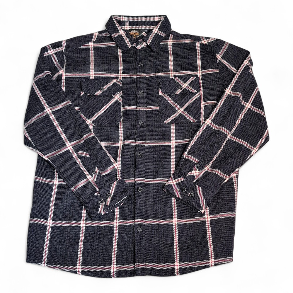 Pacific Trail Mens Blue Plaid Button-Up Shirt XL‎